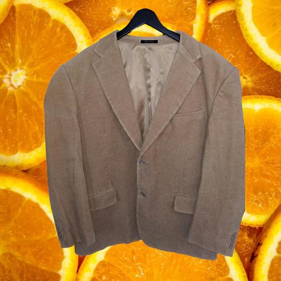 Woolrich Tan Corduroy 2 Button Blazer‎ Size 48R